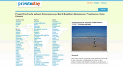 Desktop Screenshot of privatestay.de